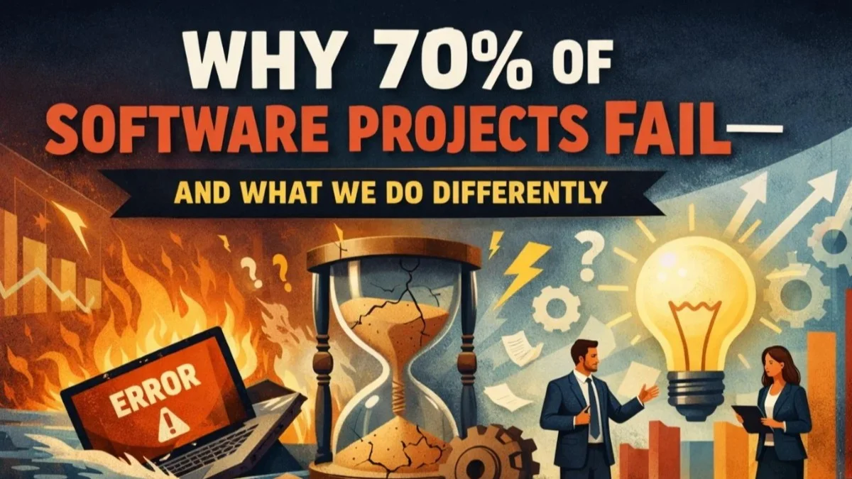 Why 70% of Software Projects Fail—And What We Do Differently