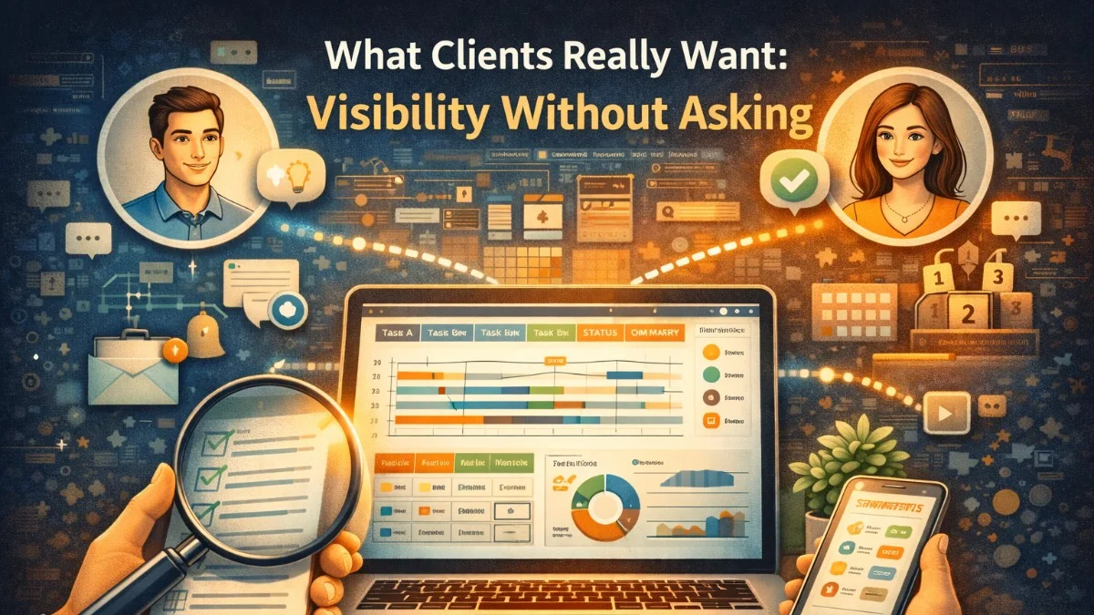 What Clients Really Want: Visibility Without Asking