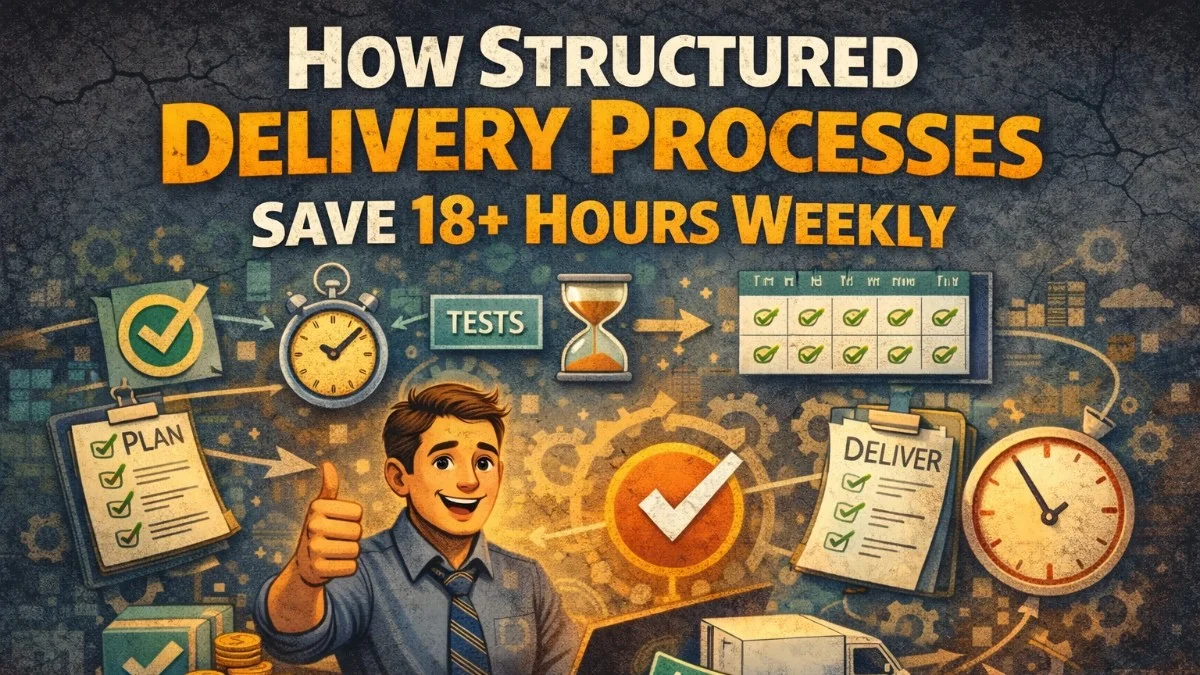How Structured Delivery Processes Save 18+ Hours Weekly