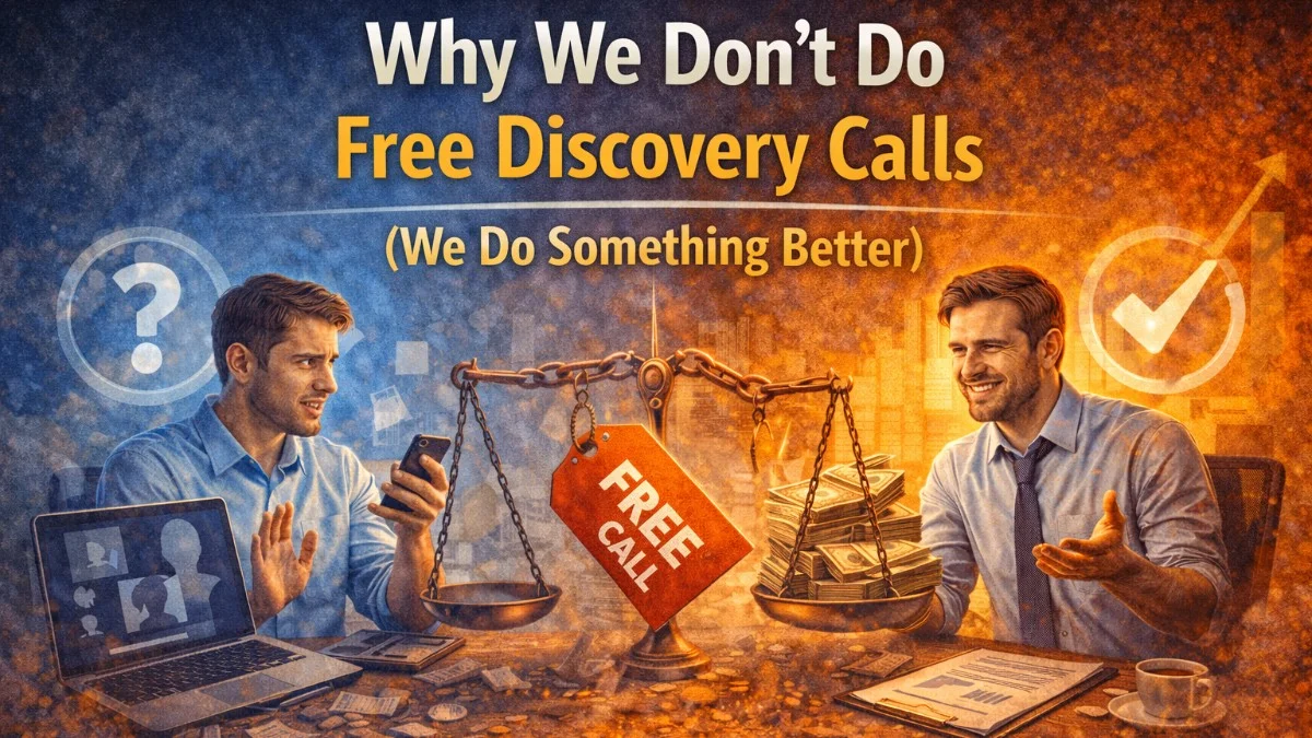 Why We Don't Do Free Discovery Calls (We Do Something Better)