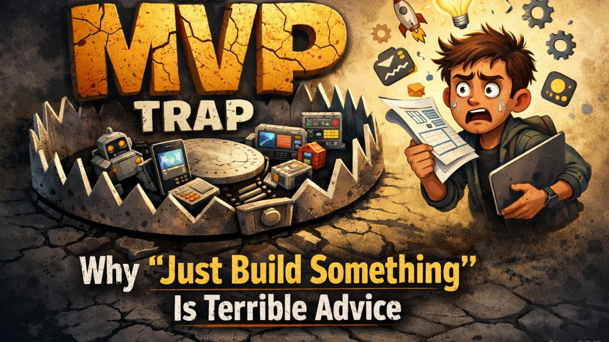 The MVP Trap: Why "Just Build Something" Is Terrible Advice