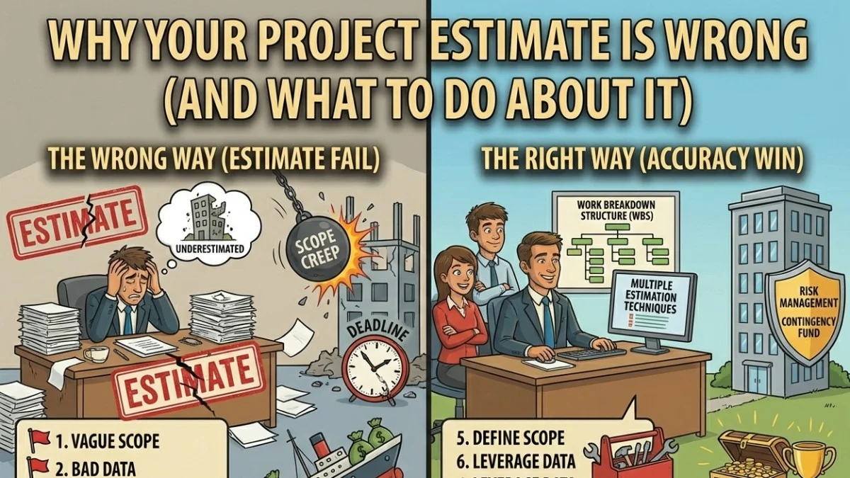 Why Your Project Estimate Is Wrong (And What to Do About It)