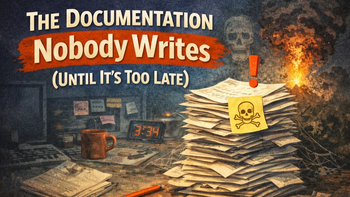 The Documentation Nobody Writes (Until It's Too Late)