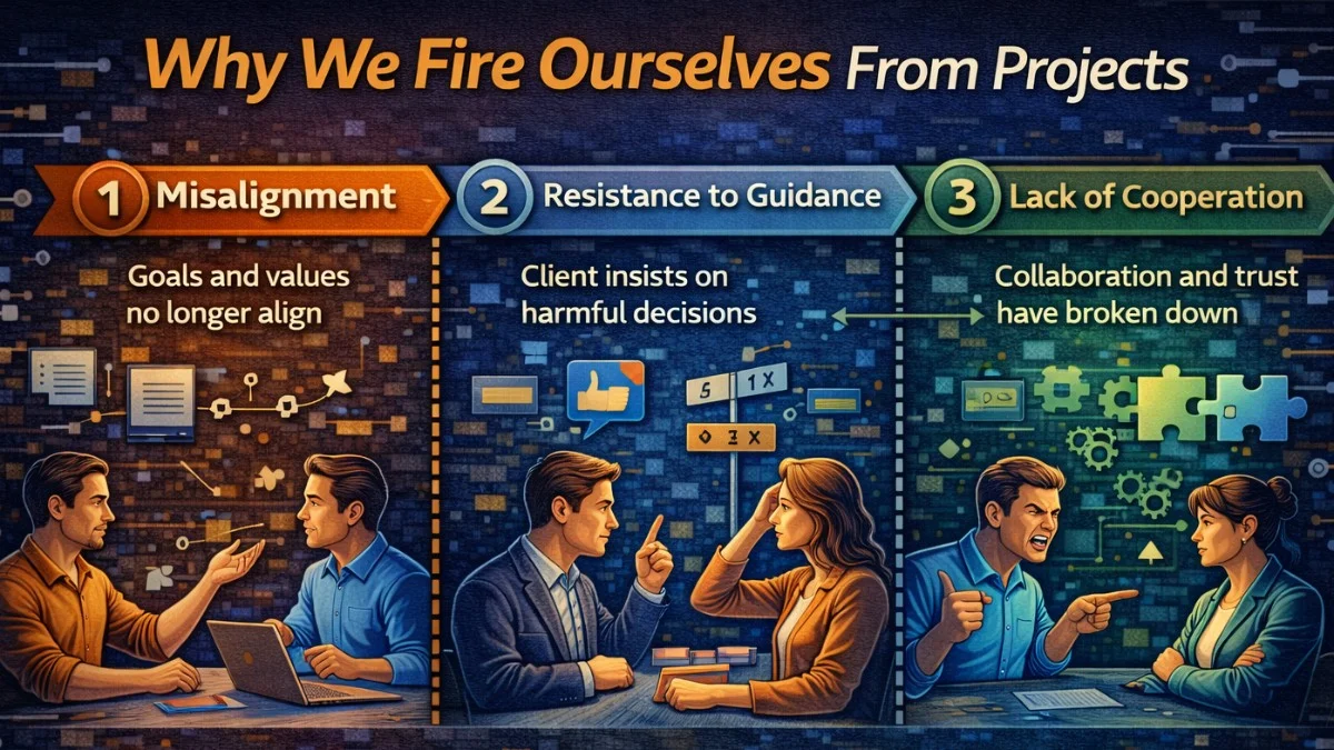Why We Fire Ourselves From Projects