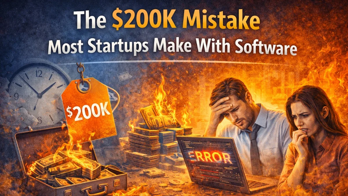 The $200K Mistake Most Startups Make With Software