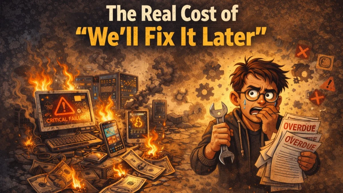 The Real Cost of 'We'll Fix It Later'