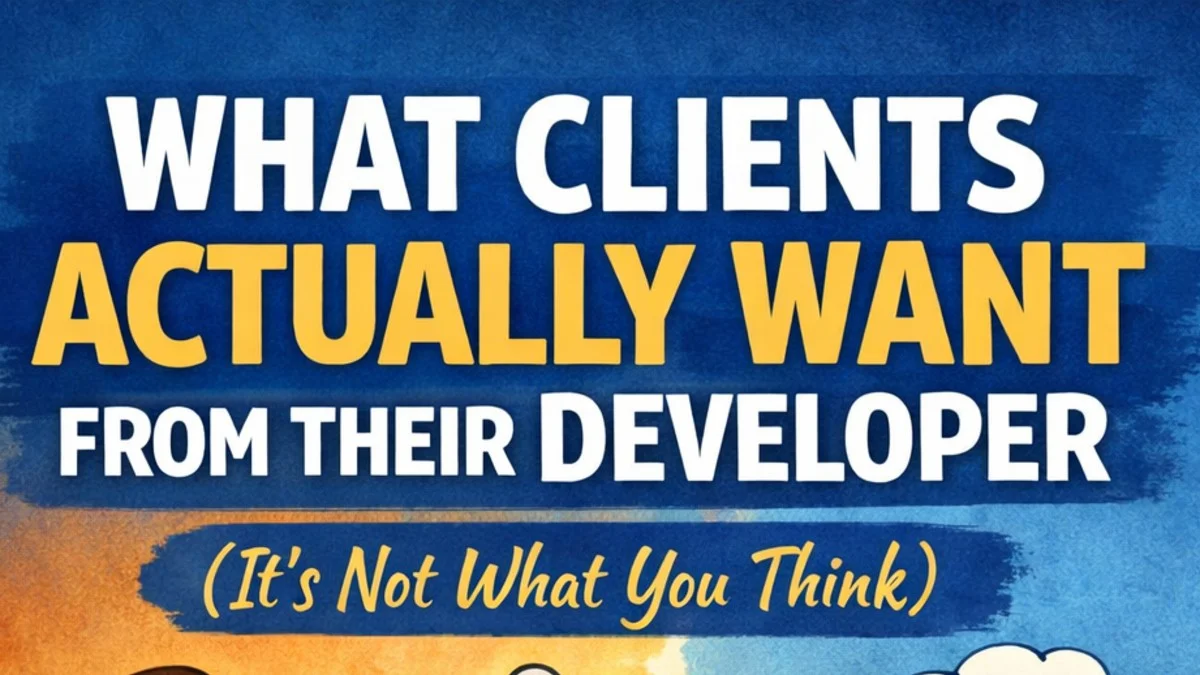 What Clients Actually Want From Their Developer (It's Not What You Think)