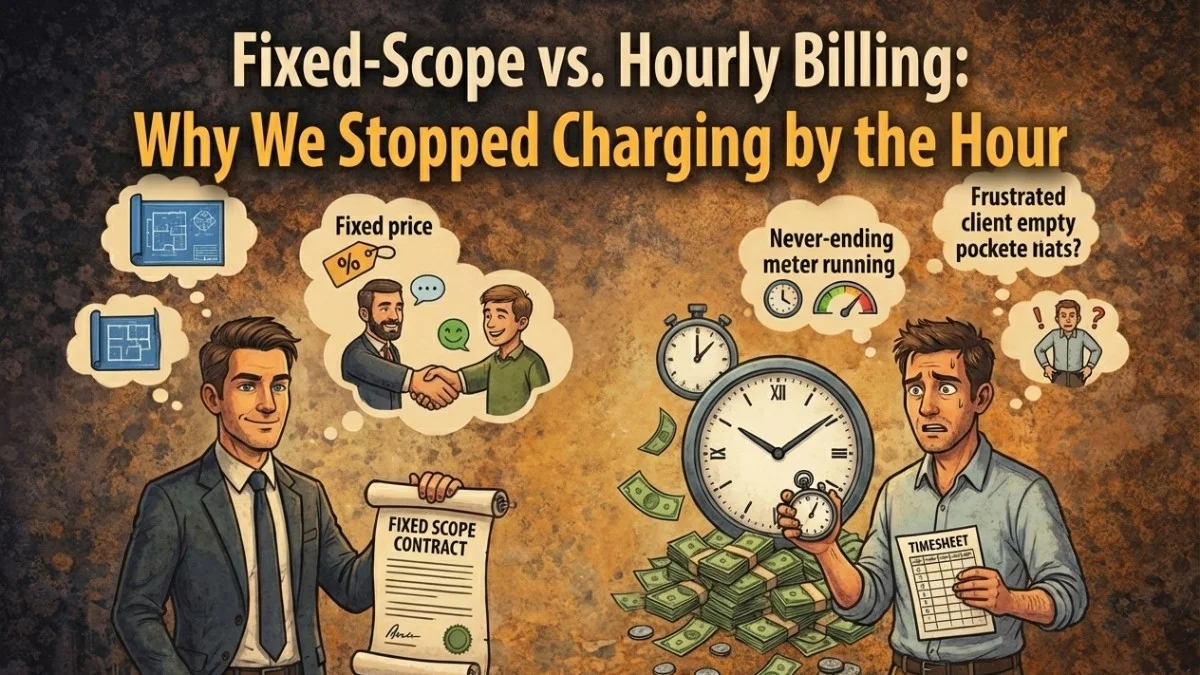 Fixed-Scope vs. Hourly Billing: Why We Stopped Charging by the Hour