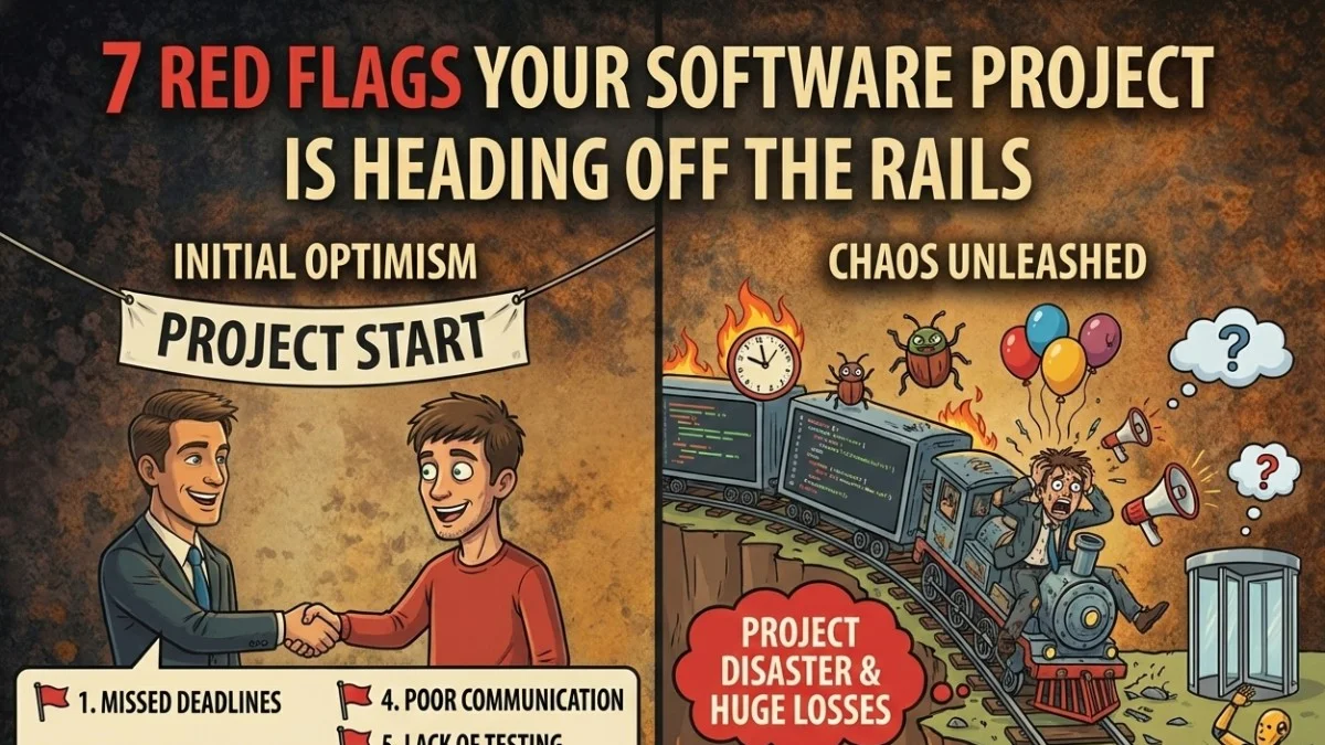 7 Red Flags Your Software Project Is Heading Off the Rails