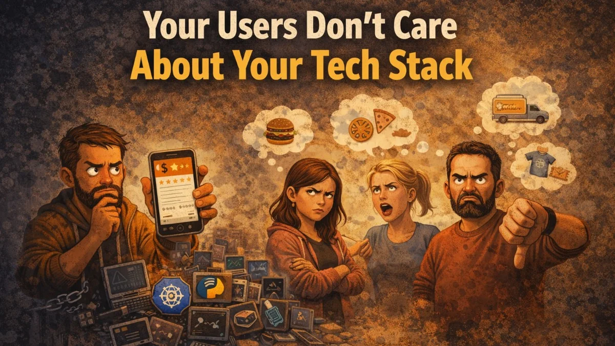 Your Users Don't Care About Your Tech Stack