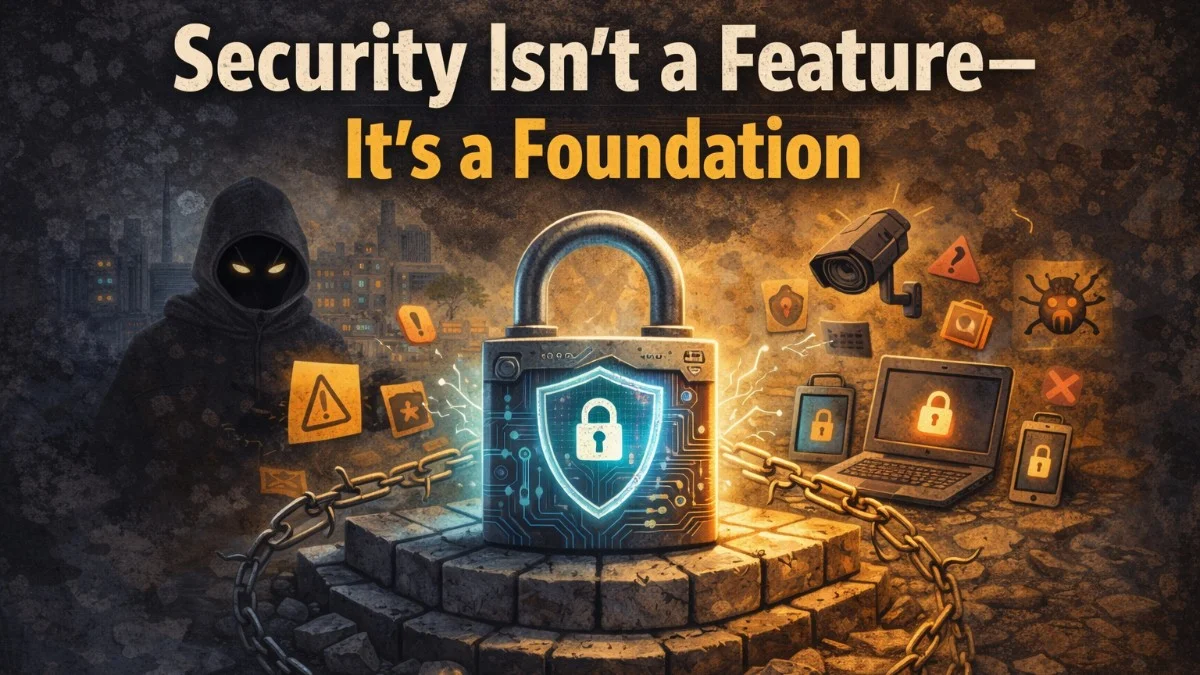 Security Isn't a Feature—It's a Foundation