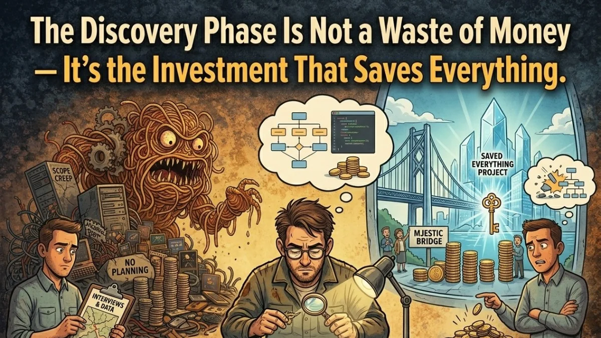 The Discovery Phase Is Not a Waste of Money — It's the Investment That Saves Everything