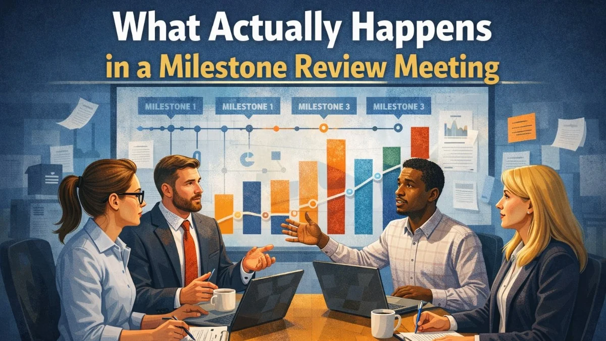 What Actually Happens in a Milestone Review Meeting