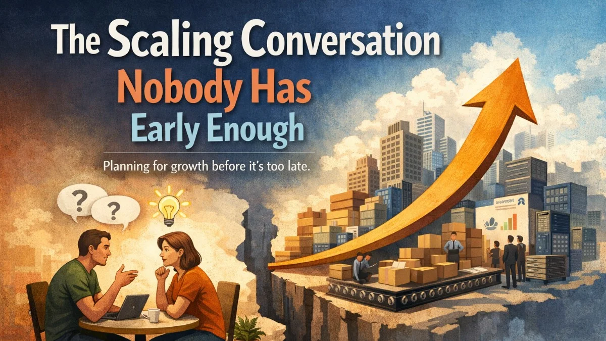 The Scaling Conversation Nobody Has Early Enough