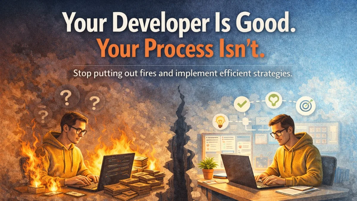 Your Developer Is Good. Your Process Isn't.