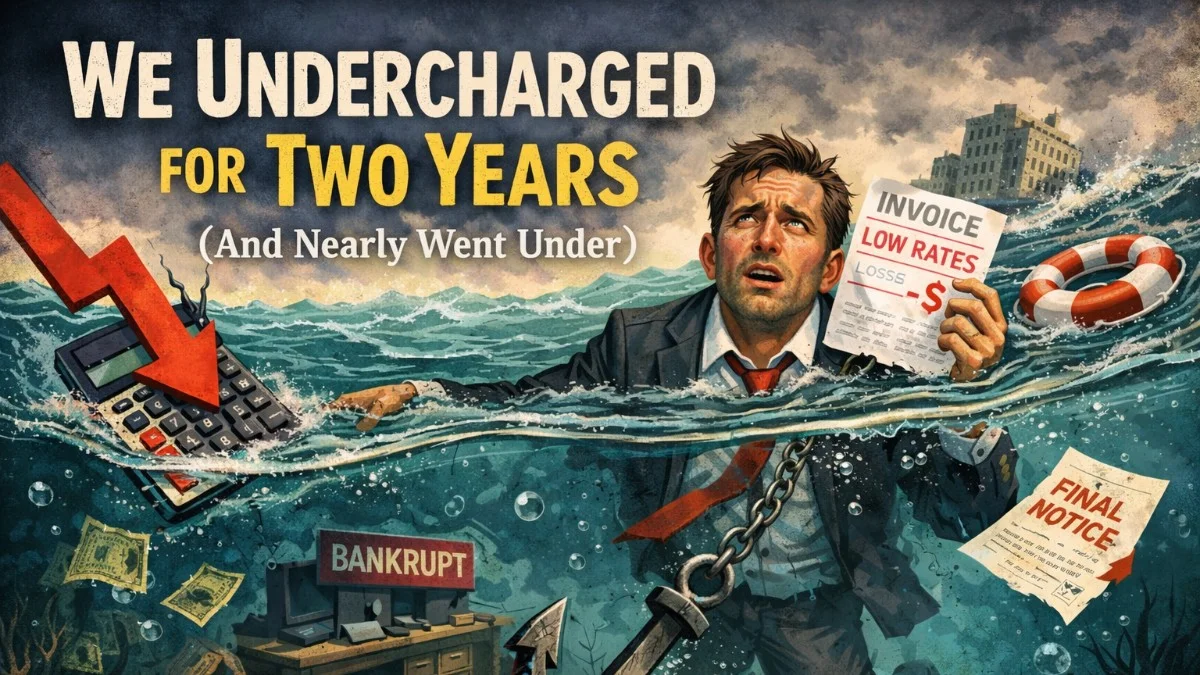 We Undercharged for Two Years (And Nearly Went Under)