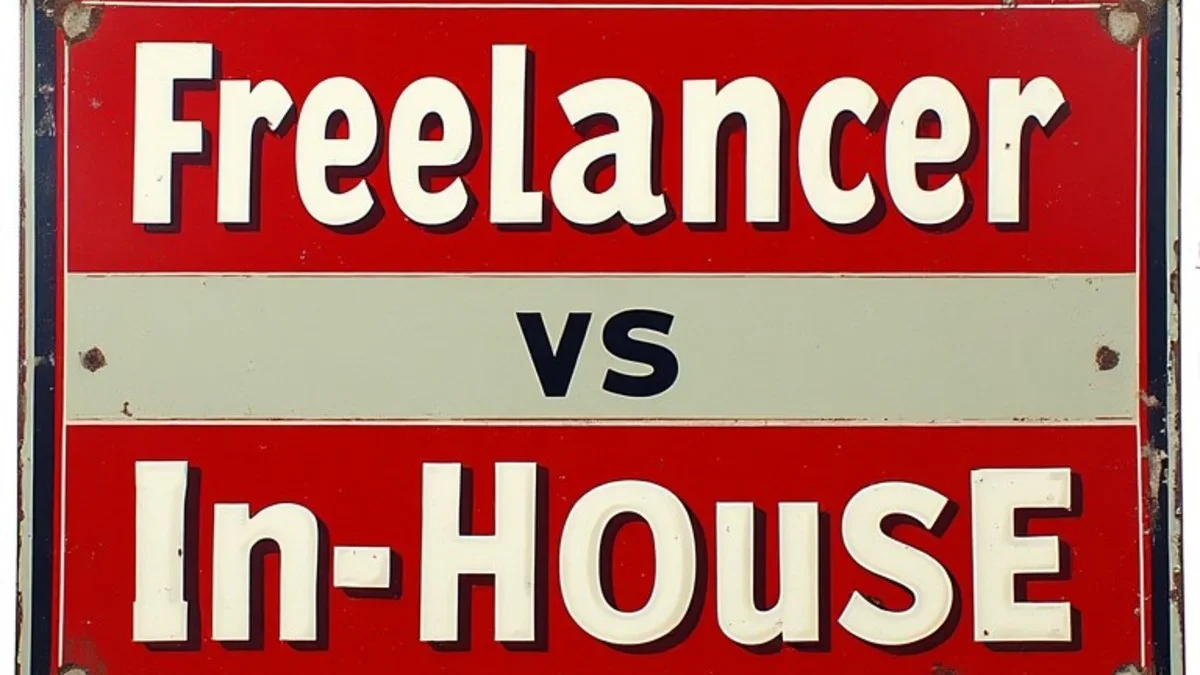 Freelancer vs. Agency vs. In-House: Which Is Right for Your Project?