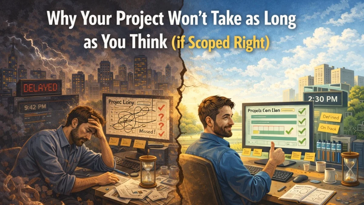 Why Your Project Won't Take as Long as You Think (If Scoped Right)