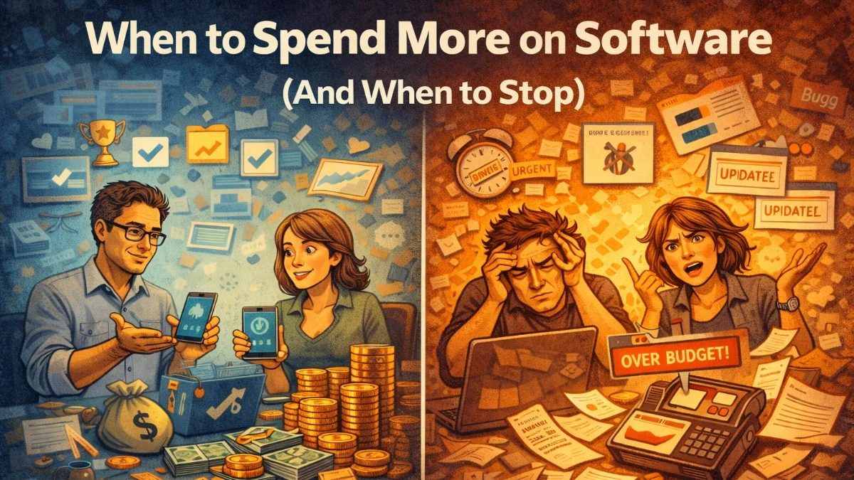 When to Spend More on Software (And When to Stop)