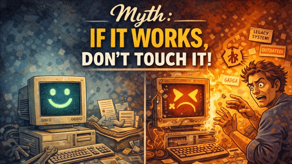 Myth: If It Works, Don't Touch It