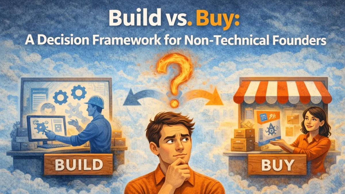 Build vs. Buy: A Decision Framework for Non-Technical Founders