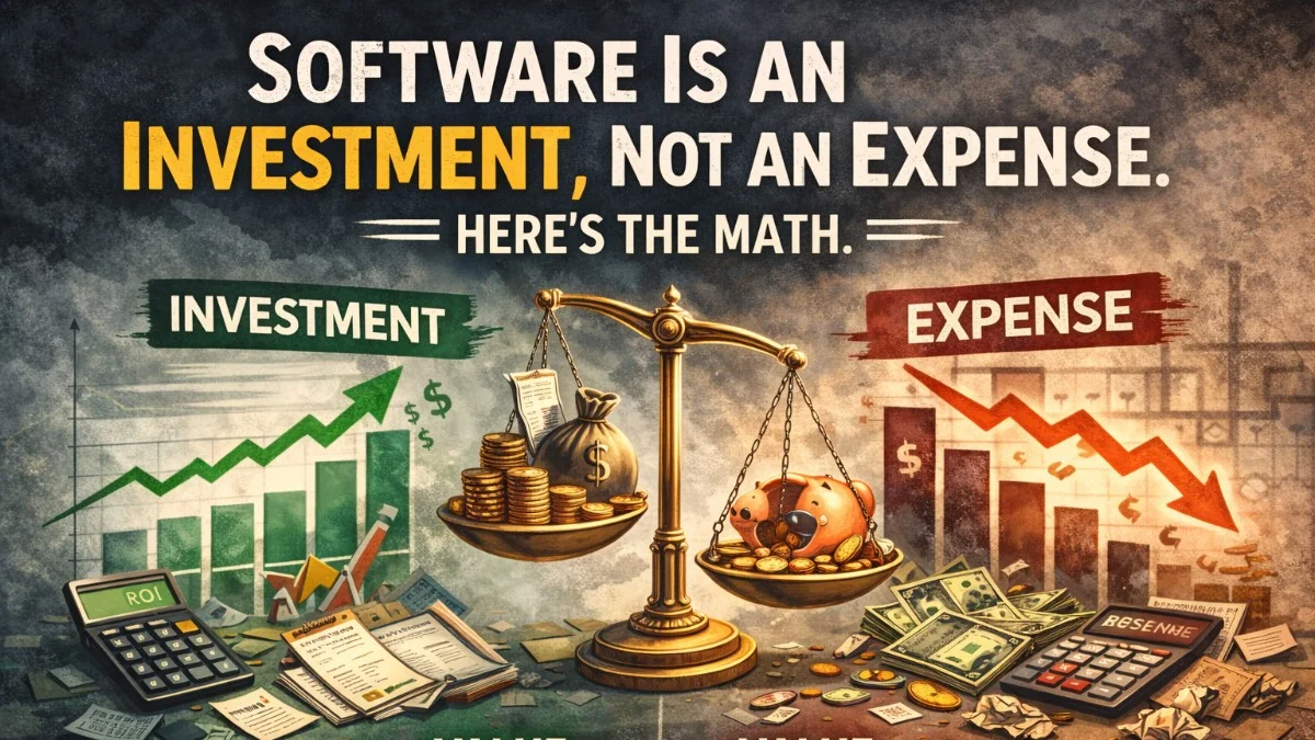 Software Is an Investment, Not an Expense. Here's the Math.