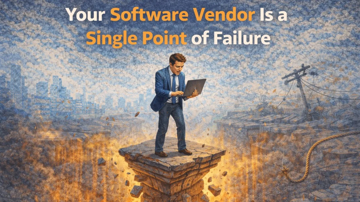 Your Software Vendor Is a Single Point of Failure