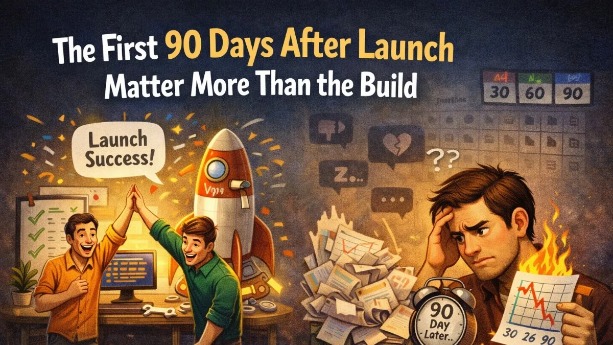 The First 90 Days After Launch Matter More Than the Build