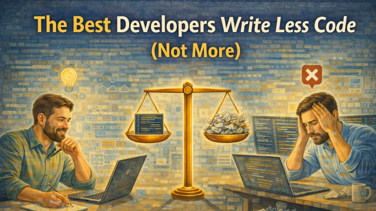 The Best Developers Write Less Code (Not More)