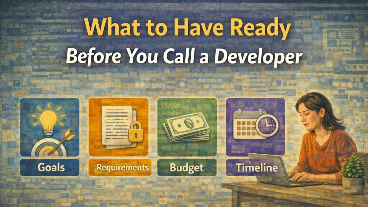 What to Have Ready Before You Call a Developer