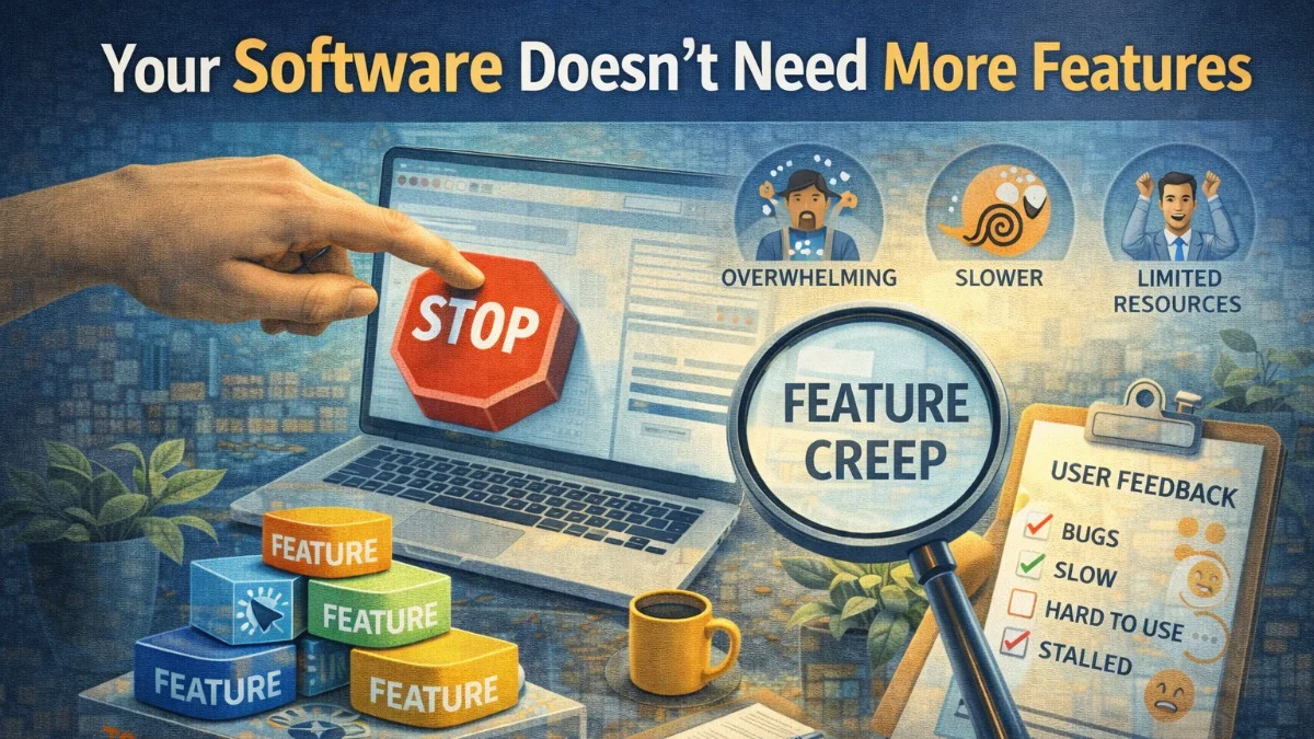 Your Software Doesn't Need More Features
