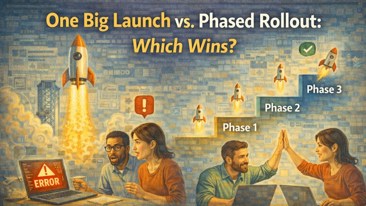 One Big Launch vs. Phased Rollout: Which Wins?