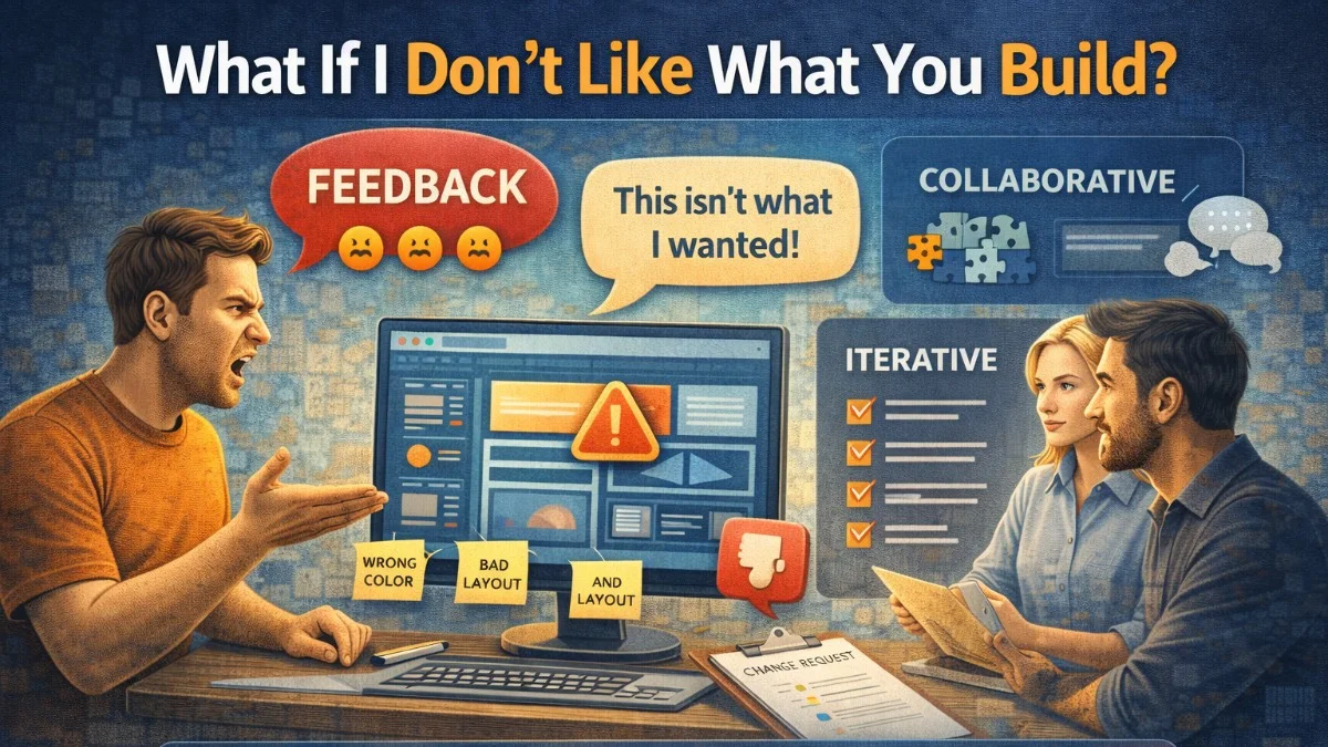 What If I Don't Like What You Build?