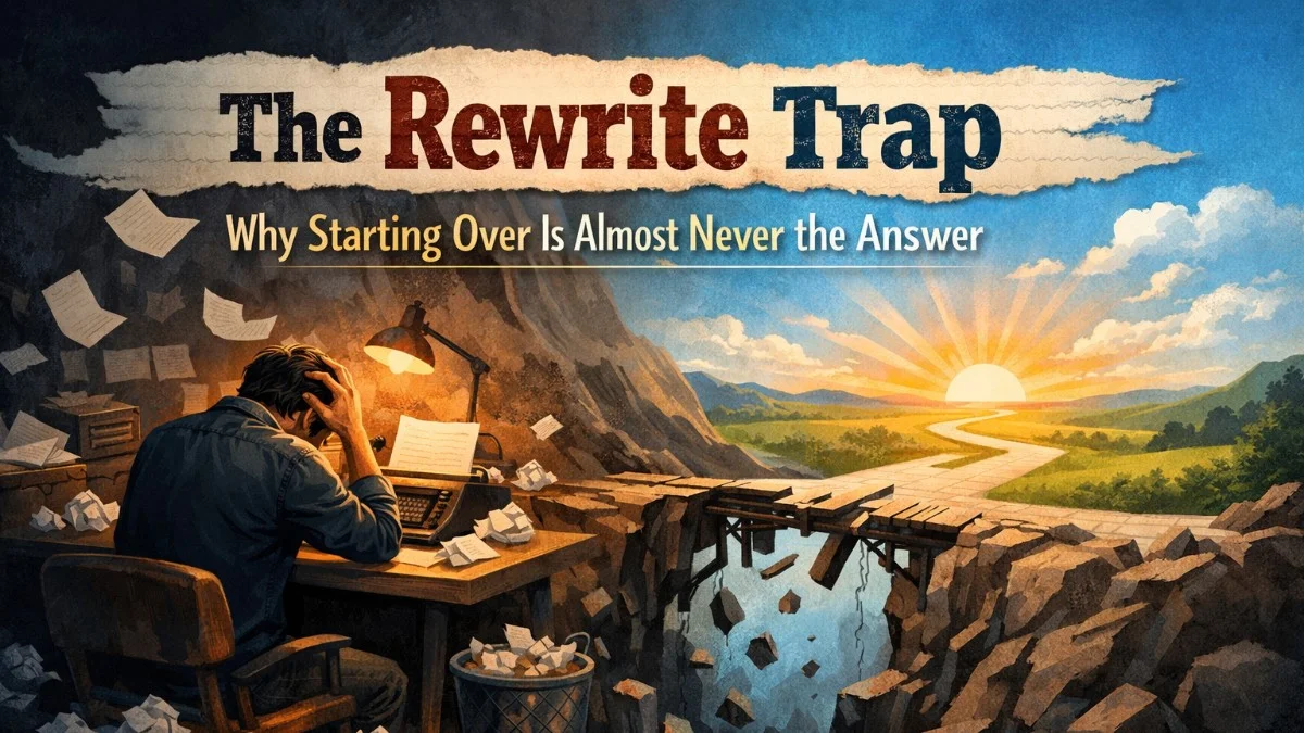 The Rewrite Trap: Why Starting Over Is Almost Never the Answer