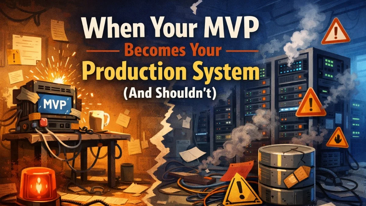 When Your MVP Becomes Your Production System (And Shouldn't)