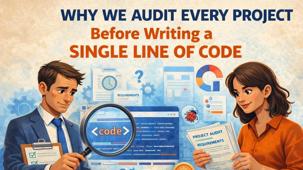 Why We Audit Every Project Before Writing a Single Line of Code