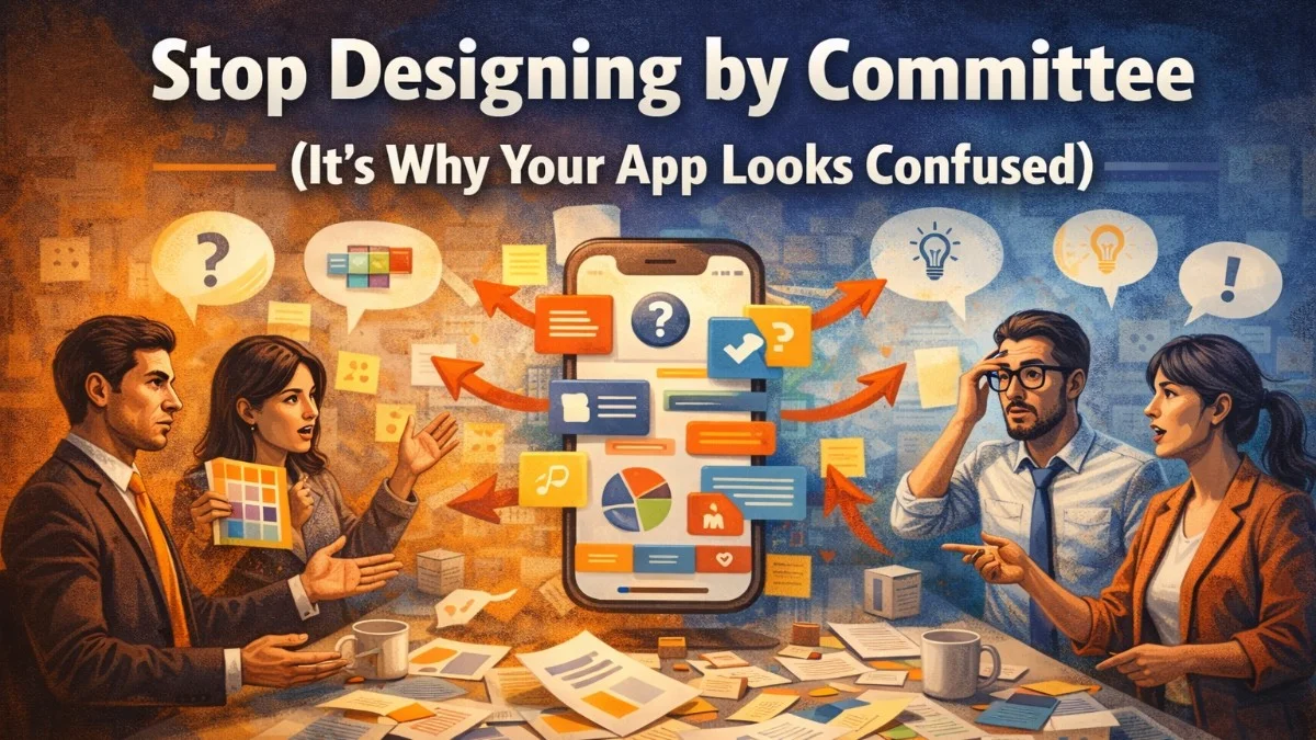 Stop Designing by Committee (It's Why Your App Looks Confused)
