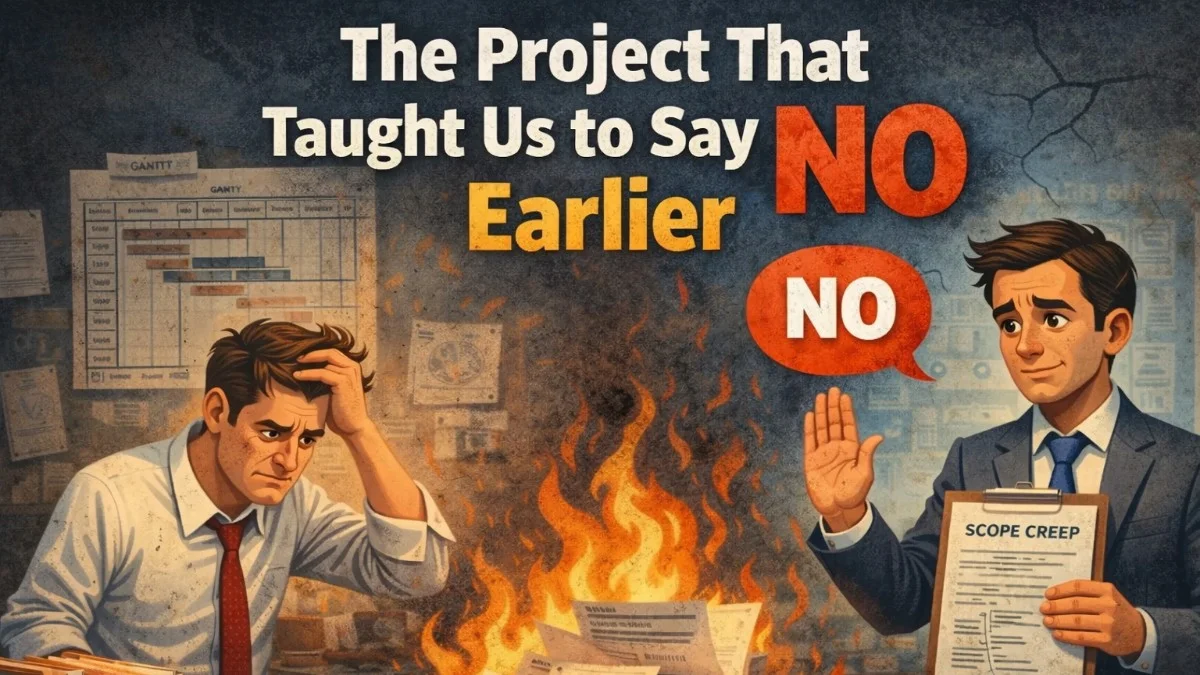 The Project That Taught Us to Say No Earlier