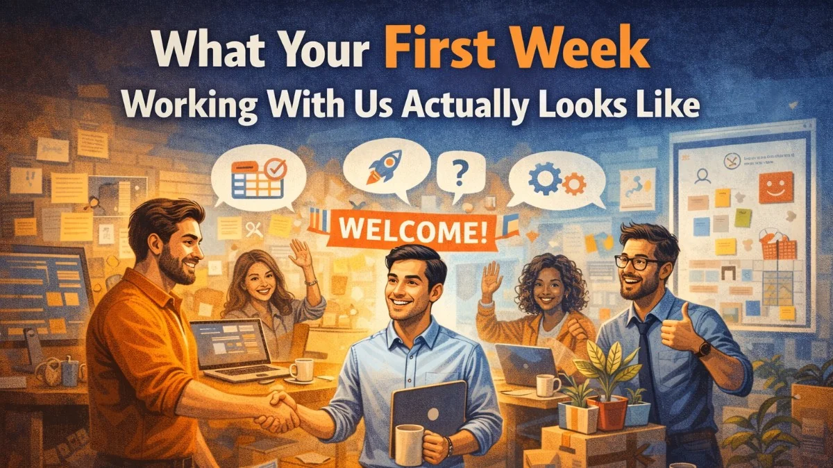 What Your First Week Working With Us Actually Looks Like
