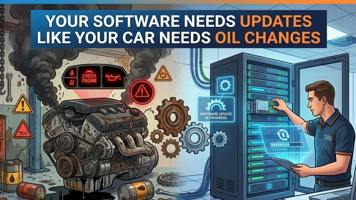 Your Software Needs Updates Like Your Car Needs Oil Changes