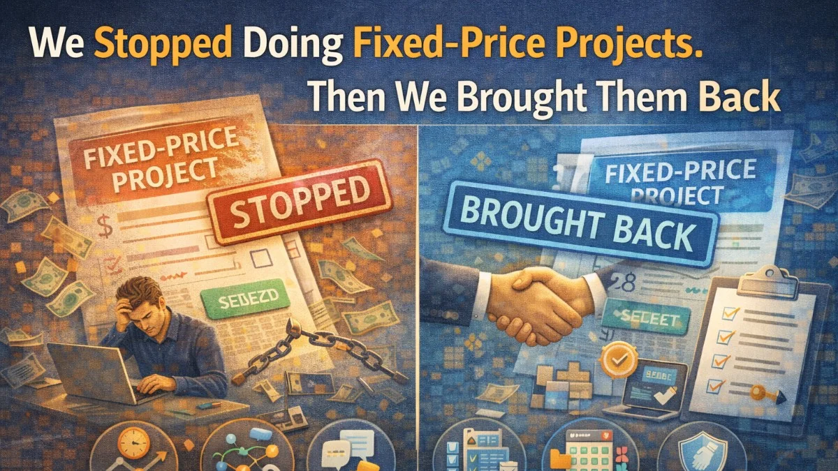 We Stopped Doing Fixed-Price Projects. Then We Brought Them Back.