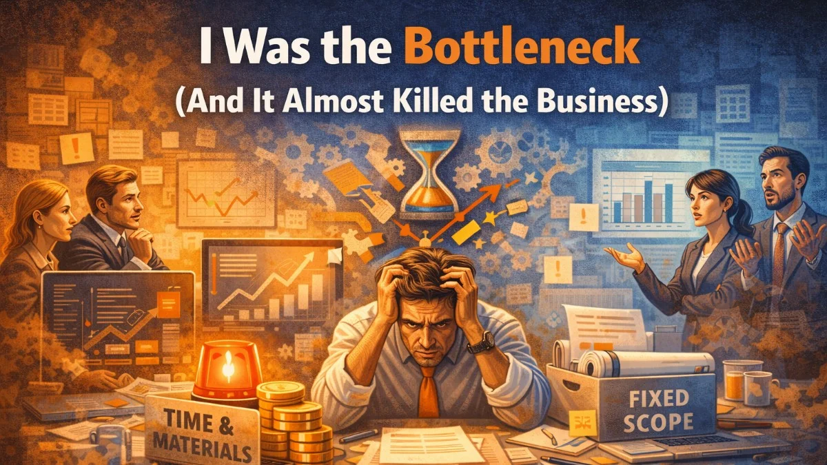 I Was the Bottleneck (And It Almost Killed the Business)
