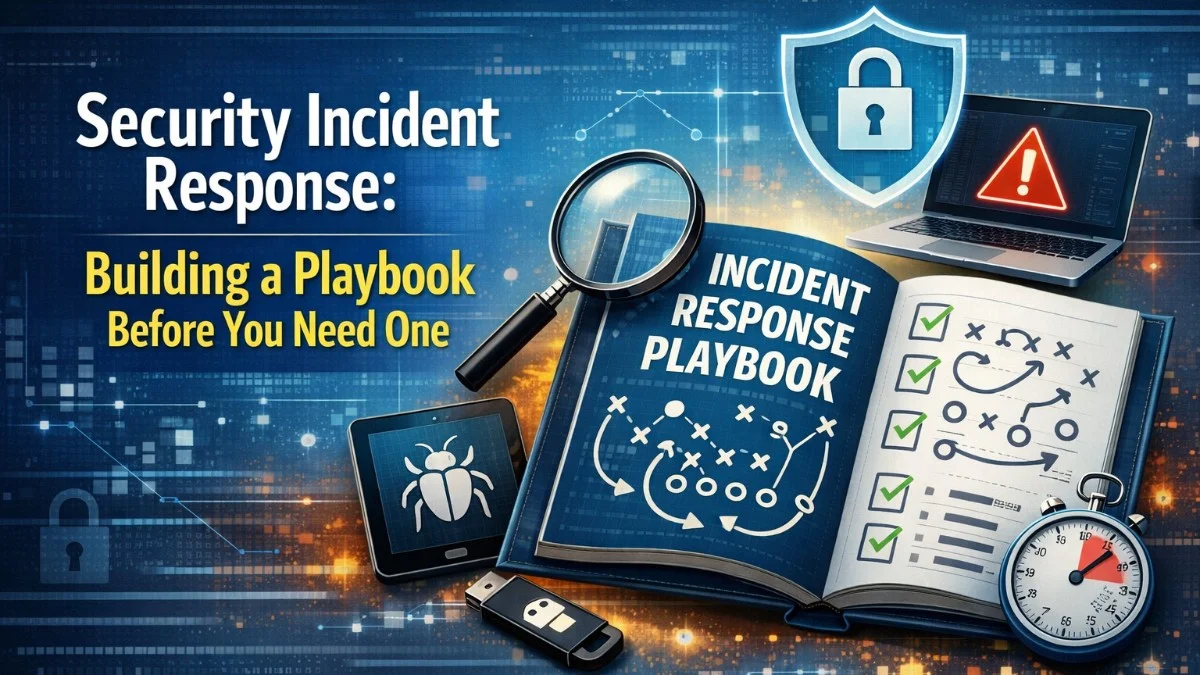 Security Incident Response: Building a Playbook Before You Need One