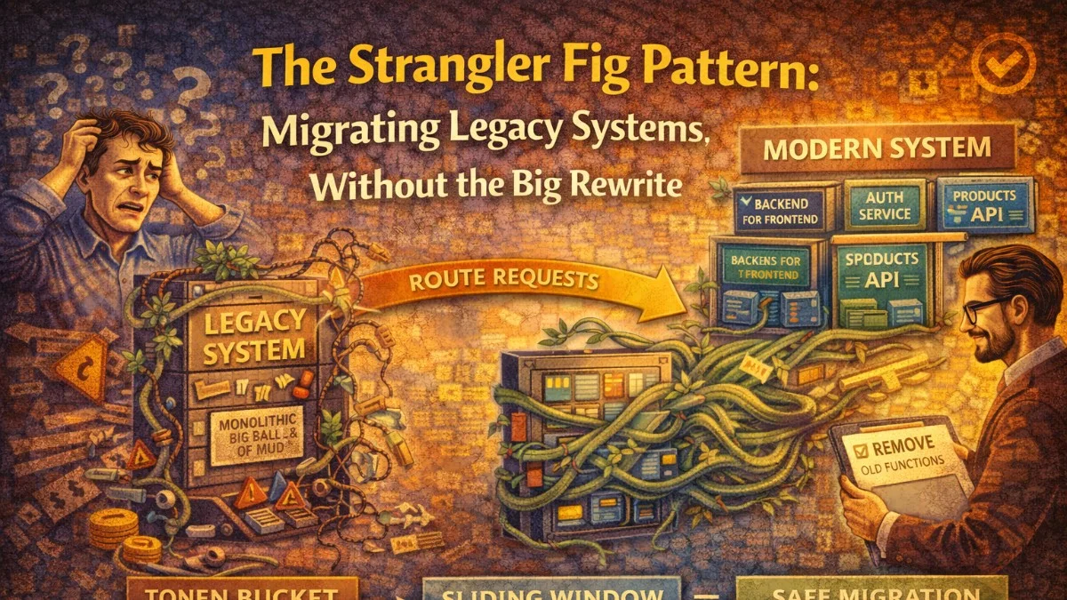The Strangler Fig Pattern: Migrating Legacy Systems Without the Big Rewrite