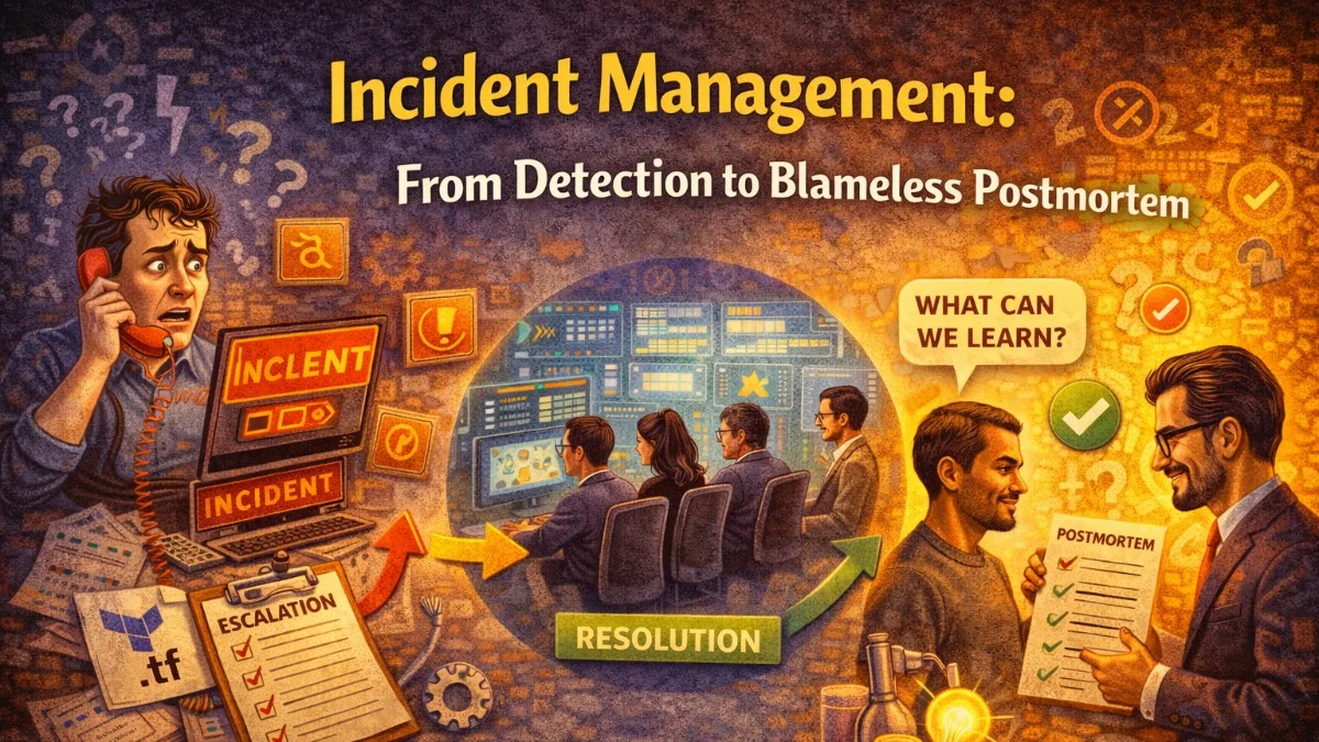 Incident Management: From Detection to Blameless Postmortem