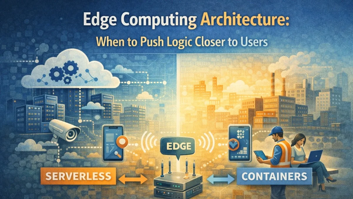 Edge Computing Architecture: When to Push Logic Closer to Users