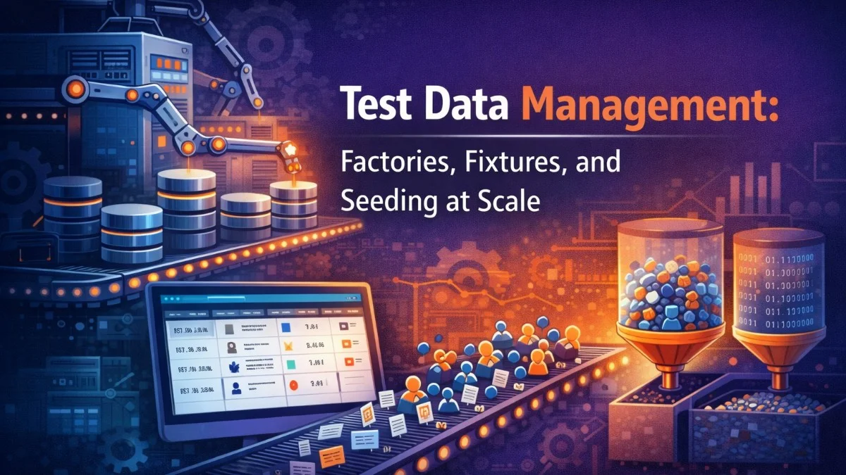 Test Data Management: Factories, Fixtures, and Seeding at Scale