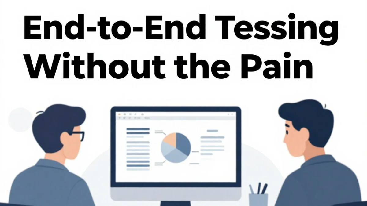 End-to-End Testing Without the Pain: Patterns That Actually Scale