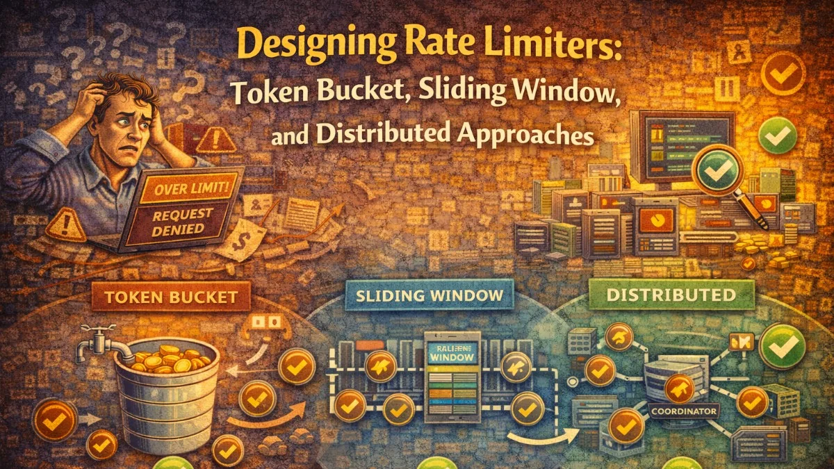 Designing Rate Limiters: Token Bucket, Sliding Window, and Distributed Approaches
