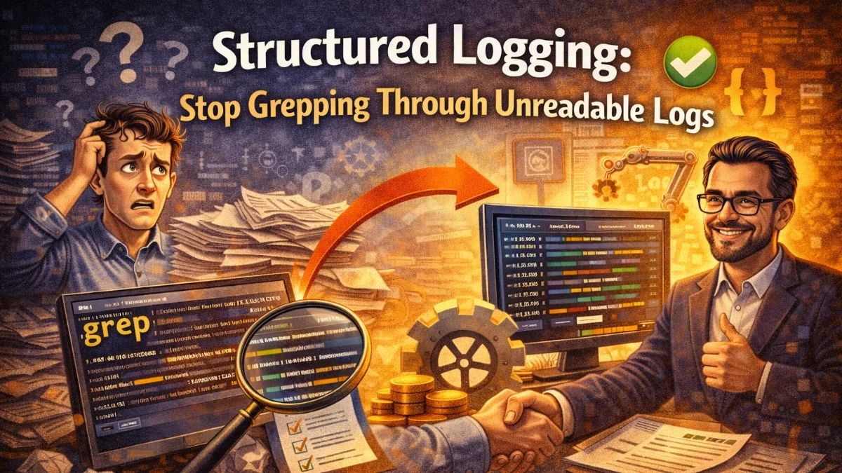 Structured Logging: Stop Grepping Through Unreadable Logs